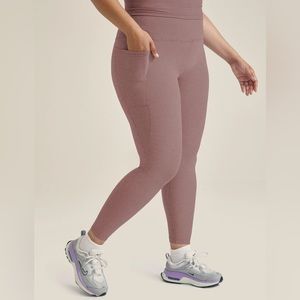 Beyond Yoga Out Of Pocket High Waisted Midi Legging - Desert Dusk Heather